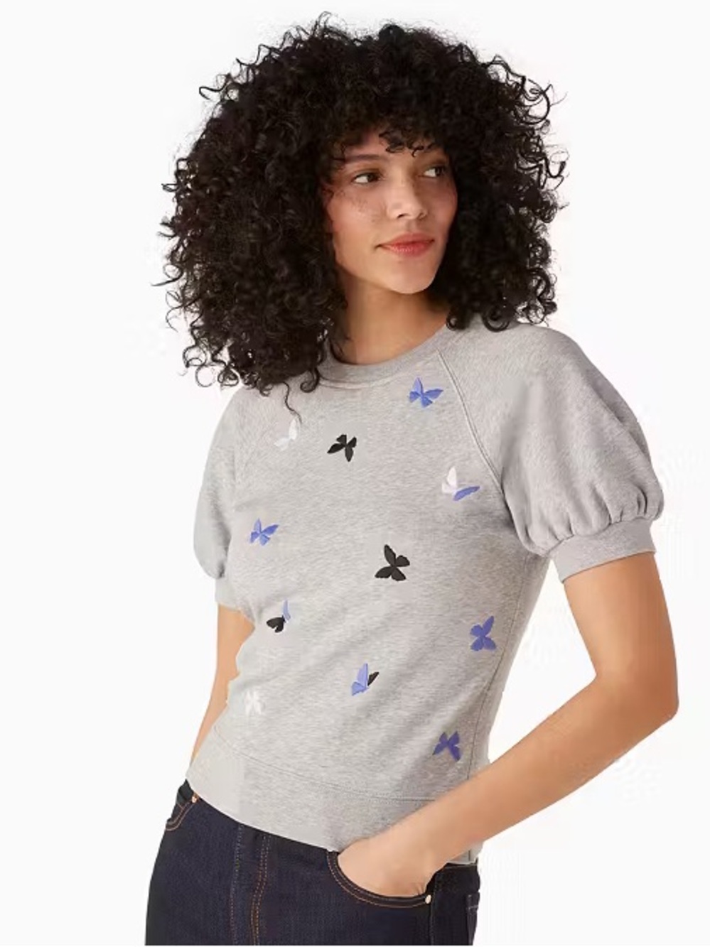 Authentic Kate Spade New York Butterfly Pullover Sweatshirt